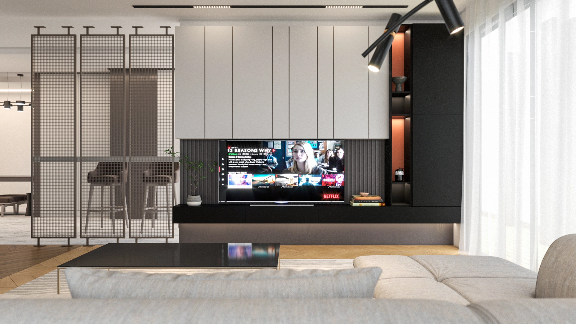 Rustik ve modern tarz birleşimi